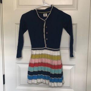 mini boden striped button up dress